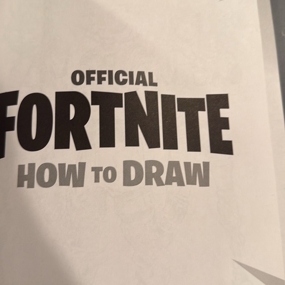 Black and Gray Fortnite Pajama Set and How to Draw book - Picture 7 of 10